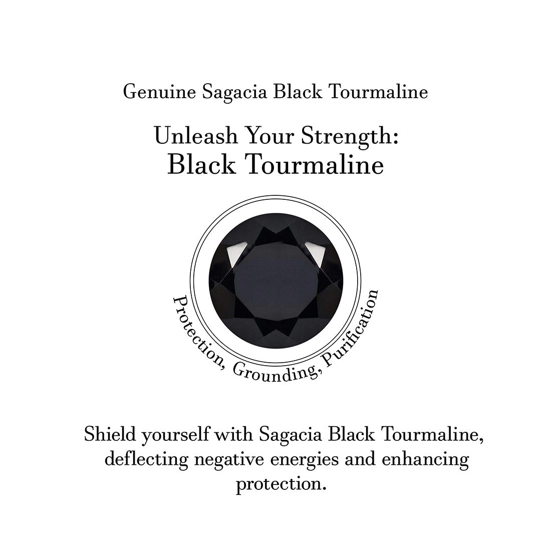 Black Tourmaline Leverback Earring-(BLS-SE-742.)
